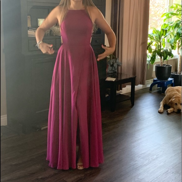 Bridesmaids dress wore 1 - Picture 2 of 2